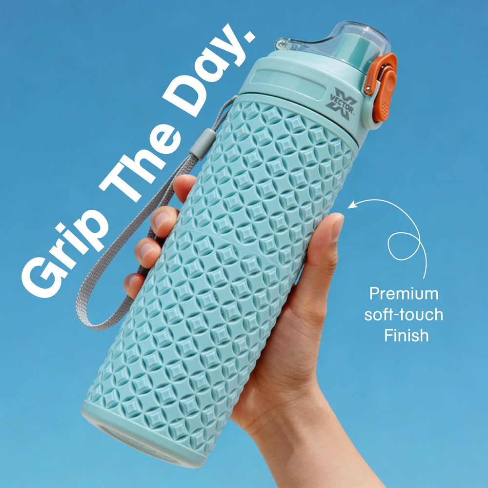 Vector X 650 ml Sports Sipper Water Bottle | BPA-Free Reusable Hydration Bottle