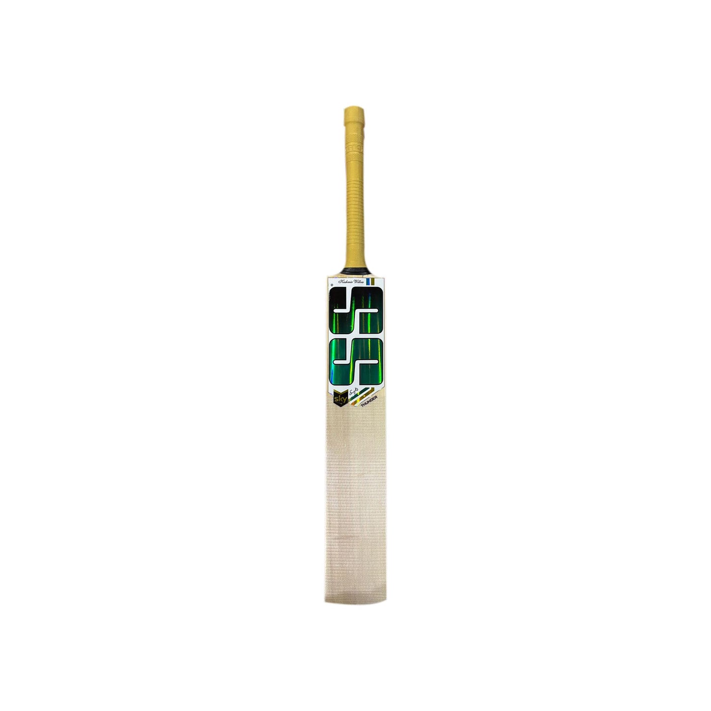 SS Sky Thunder Kashmir Willow Cricket Bat (Short Handle) | Super Grade 2 Air-Dried Kashmir Willow Bat