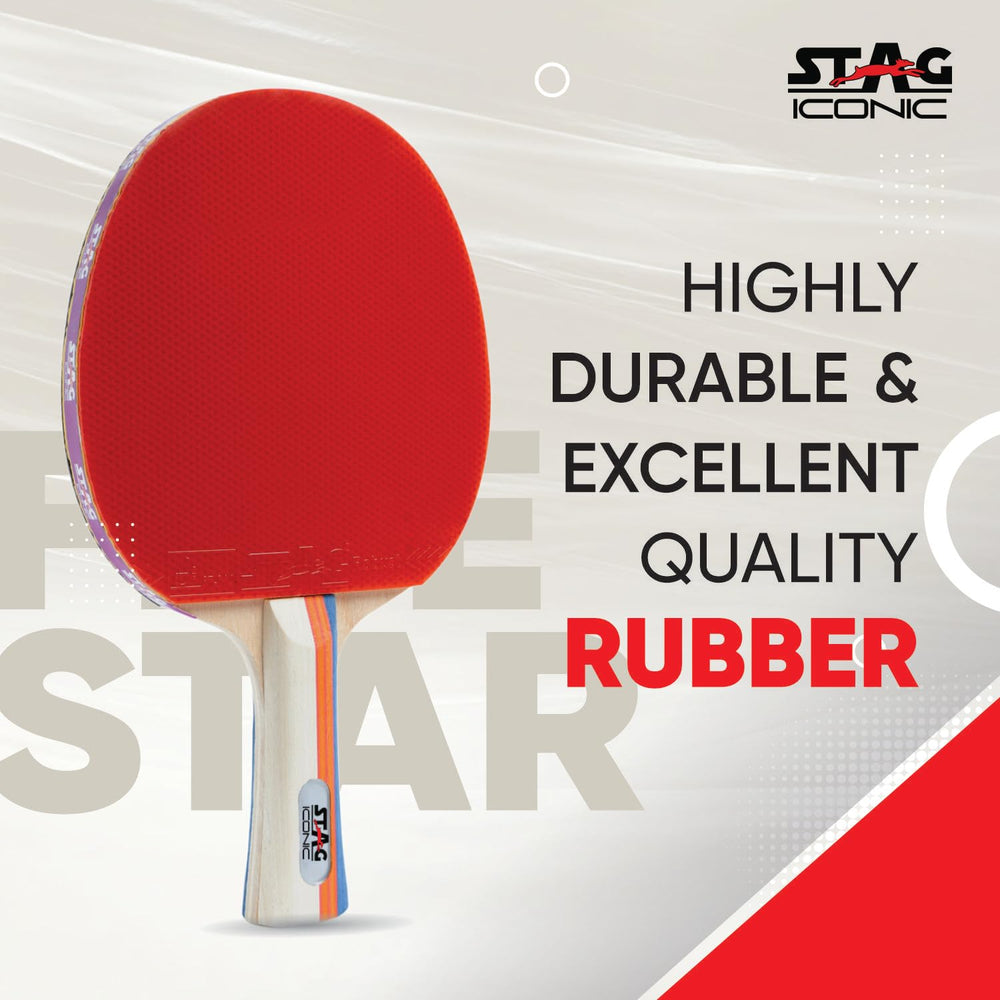 Stag Iconic 5 Star Table Tennis Racquet