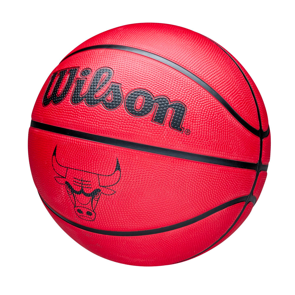 Wilson NBA Team Tribute Solid Chicago Bulls Basketball | Size 7 | Red