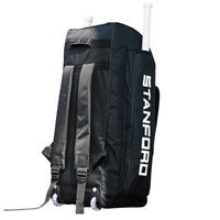STANFORD SF Incredible 7500 Cricket Duffle Bag Wheelie | Professional Black Cricket Kit Bag