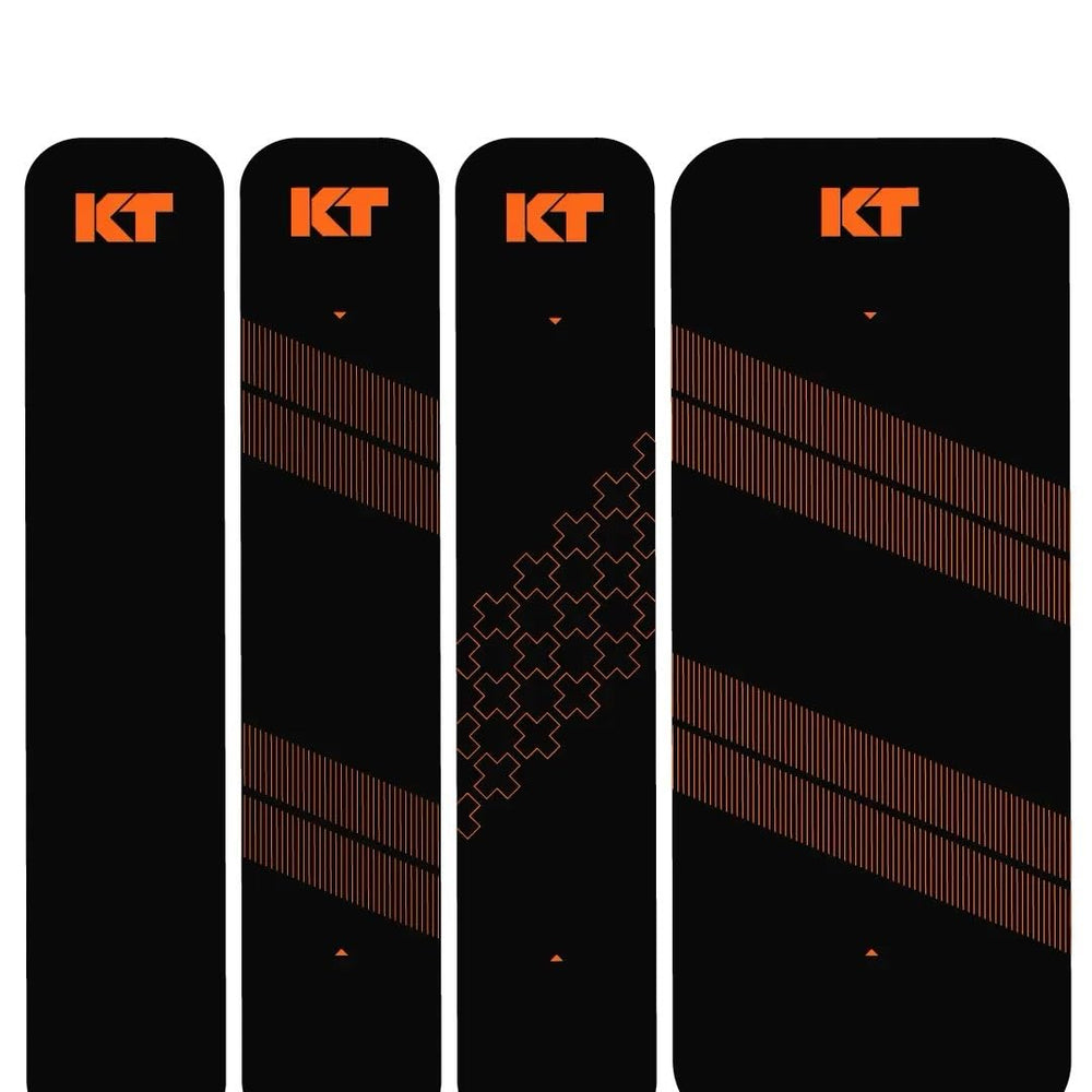 Li-Ning KT Tape Starter Pack Kinesiology Athletic Tape (Black, Synthetic Pack of 10 Strips)