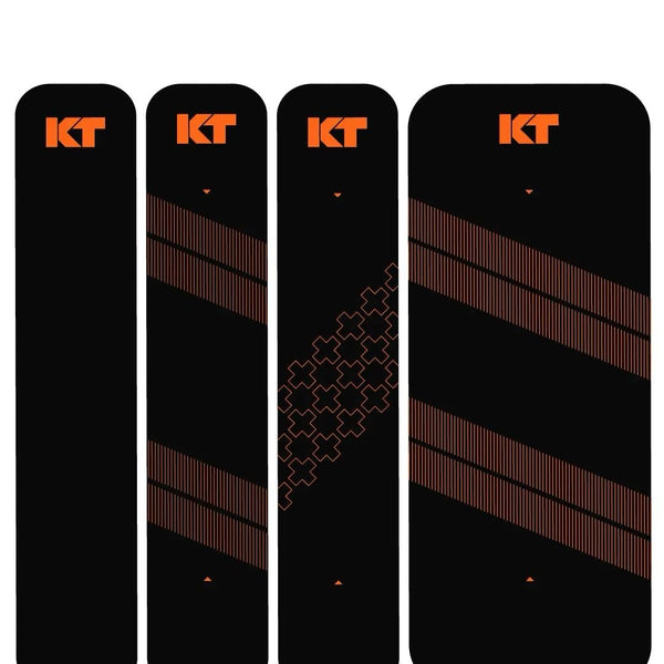 Li-Ning KT Tape Starter Pack Kinesiology Athletic Tape (Black, Synthetic Pack of 10 Strips)