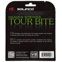 Solinco Tour Bite Tennis String Set (16 Gauge / 1.30mm, Silver / Grey)