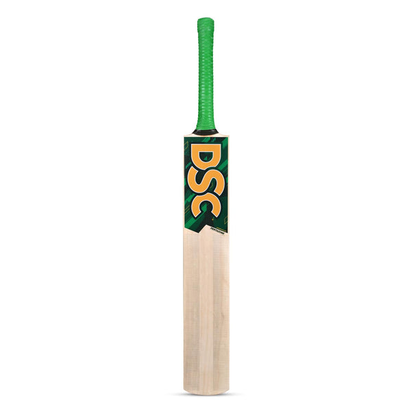 DSC Pentazone Kashmir Willow Tennis Cricket Bat (Short Handle) – Five-Scoop Lightweight Power Bat with Full Cover
