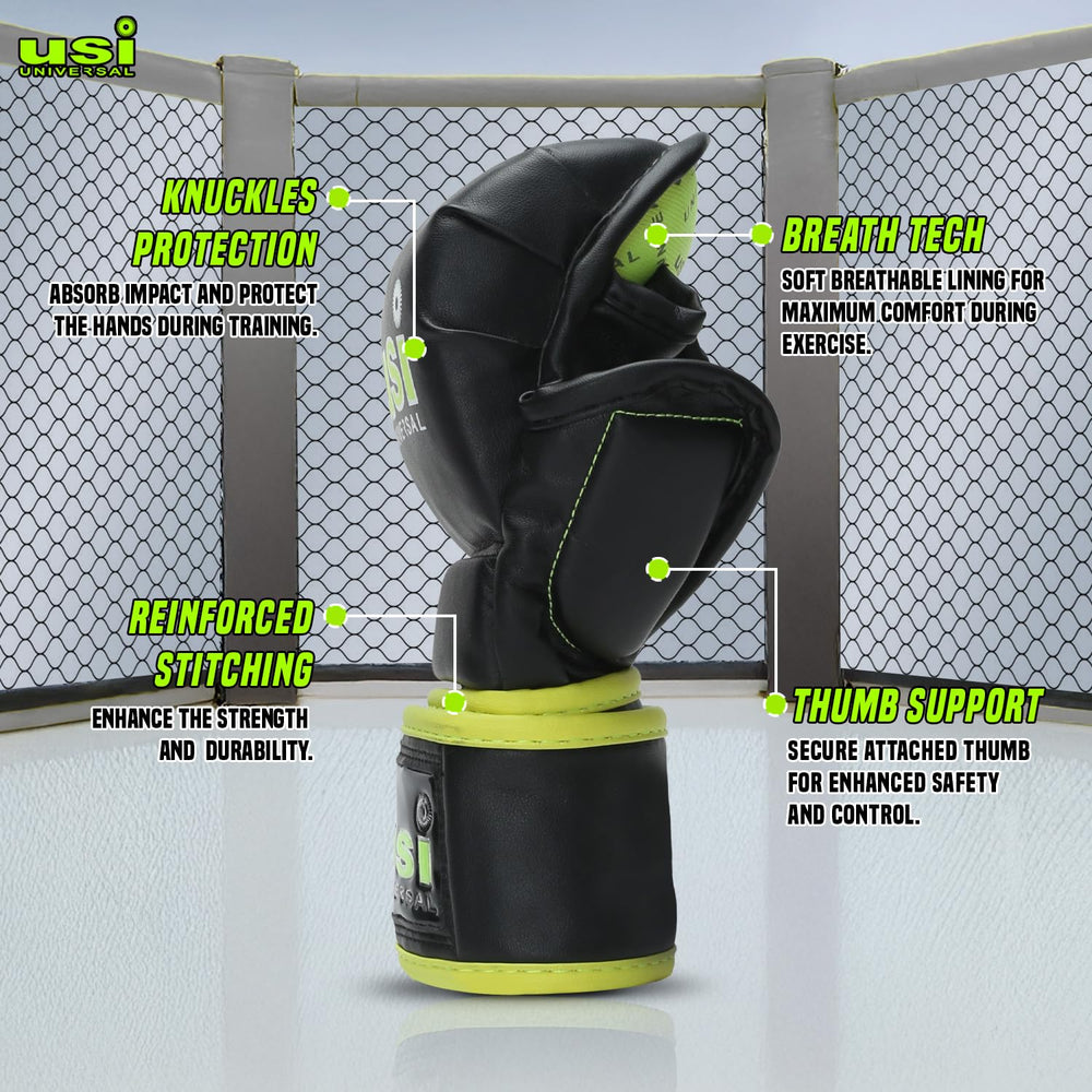 USI Universal 618F Strike Boxing Training MMA Gloves | Shock-Absorbing Handcrafted Foam & Heavy-Duty PU - Best Price online Prokicksports.com