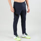 HEAD HML-1001 Men's Polyester Trackpants (Navy) | Lightweight Moisture-Wicking Performance Bottoms