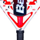 Babolat Technical Viper Juan Lebrón Padel Racquet White/Red | 3K Carbon Diamond Paddle with Dynamic Stability System & 3D Spin