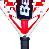 Babolat Technical Viper Juan Lebrón Padel Racquet White/Red | 3K Carbon Diamond Paddle with Dynamic Stability System & 3D Spin - Best Price online Prokicksports.com