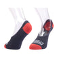 Adidas Adult's Cotton Original Flat Knit No Show Socks - 3 Pairs (6N) (AD-0752) | Premium Cotton Blend Liner Socks