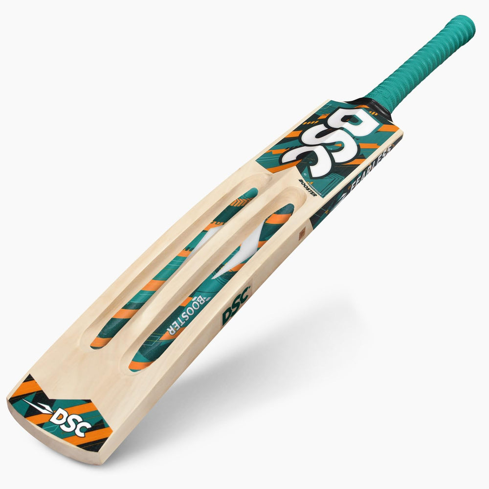 DSC Wildfire Booster Kashmir Willow Tennis Cricket Bat (Short Handle) – Dual-Scoop Lightweight Kashmir Willow Bat for Tennis Ball Cricket - Best Price online Prokicksports.com