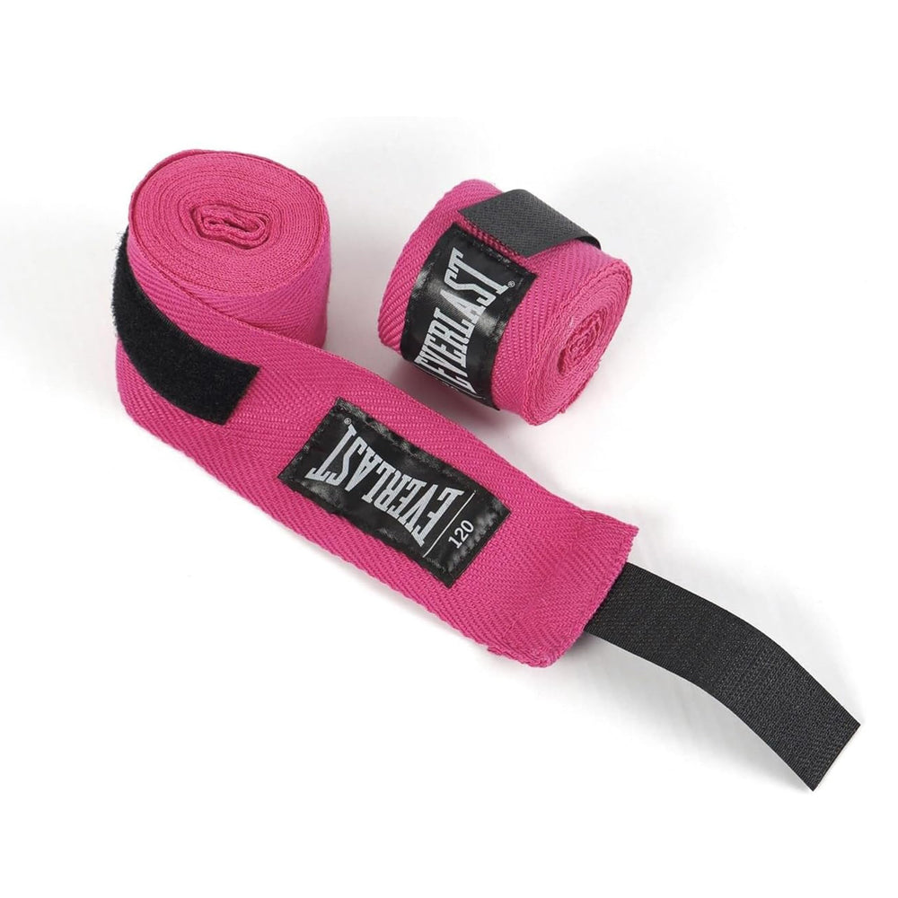 Everlast Core 120 In Handwraps | Breathable Poly-Cotton Boxing Wraps with Thumb Strap | White - Best Price online Prokicksports.com