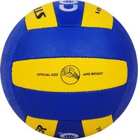 Cosco Striker Volleyball (Size 4, Multicolour) – Hand-Sewn Polyurethane (PU) Synthetic Leather Volleyball with Latex Bladder