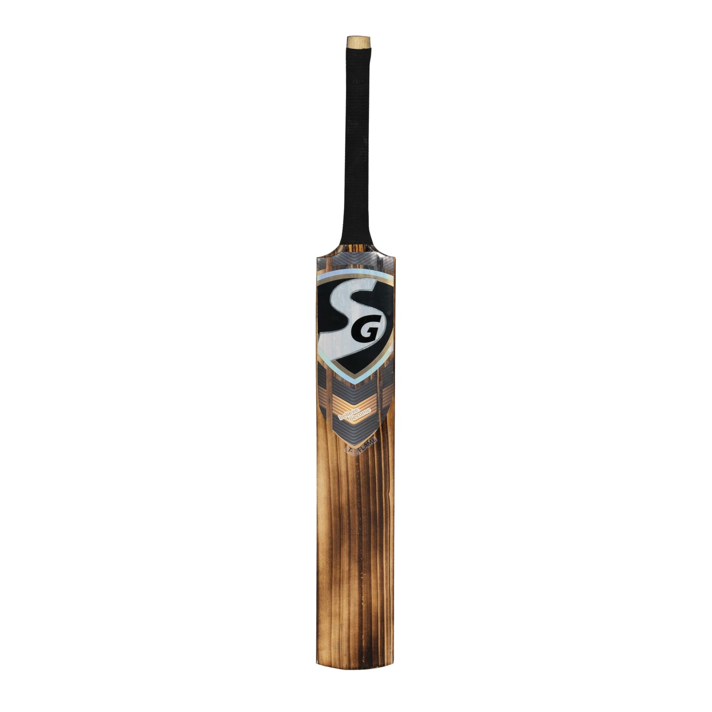 SG T-Flame Tennis Bat (Multicolor, Short Handle) | Premium Kashmir Willow Tennis Ball Bat