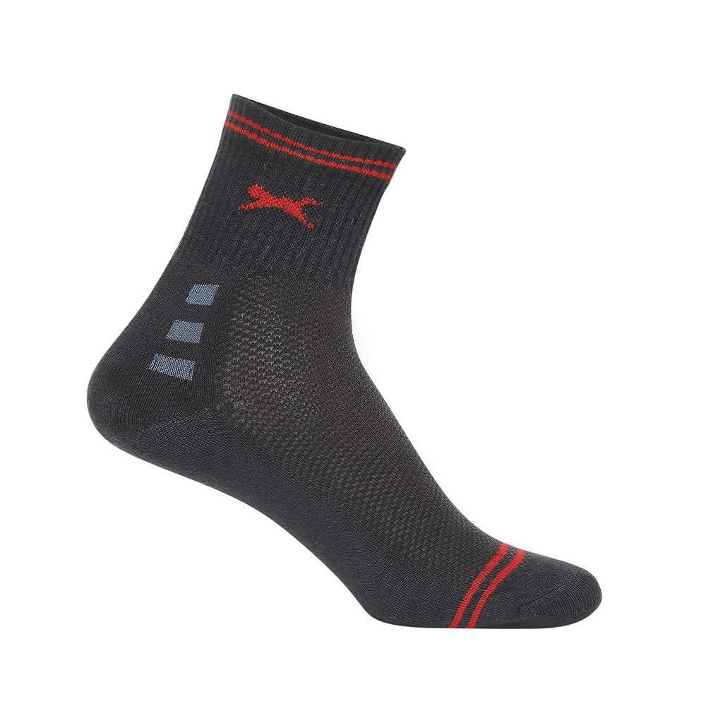 Black Panther Trio Sports Socks (Free Size, Assorted) | Pack of 3 Ankle Length Running Socks - Best Price online Prokicksports.com