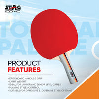 Stag Iconic Tournament Table Tennis Racquet