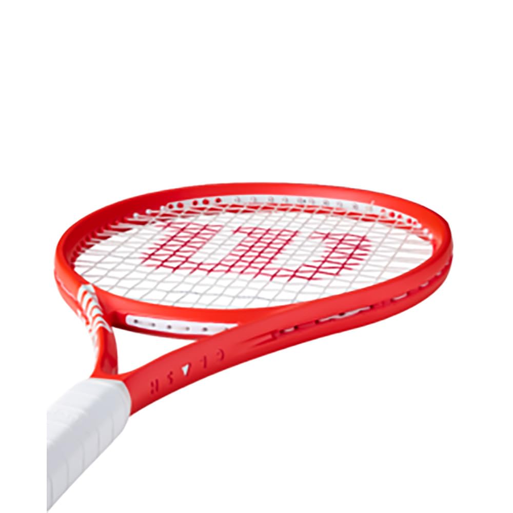 Wilson Clash 100L V3 Reverse Unstrung Tennis Racquet, Red
