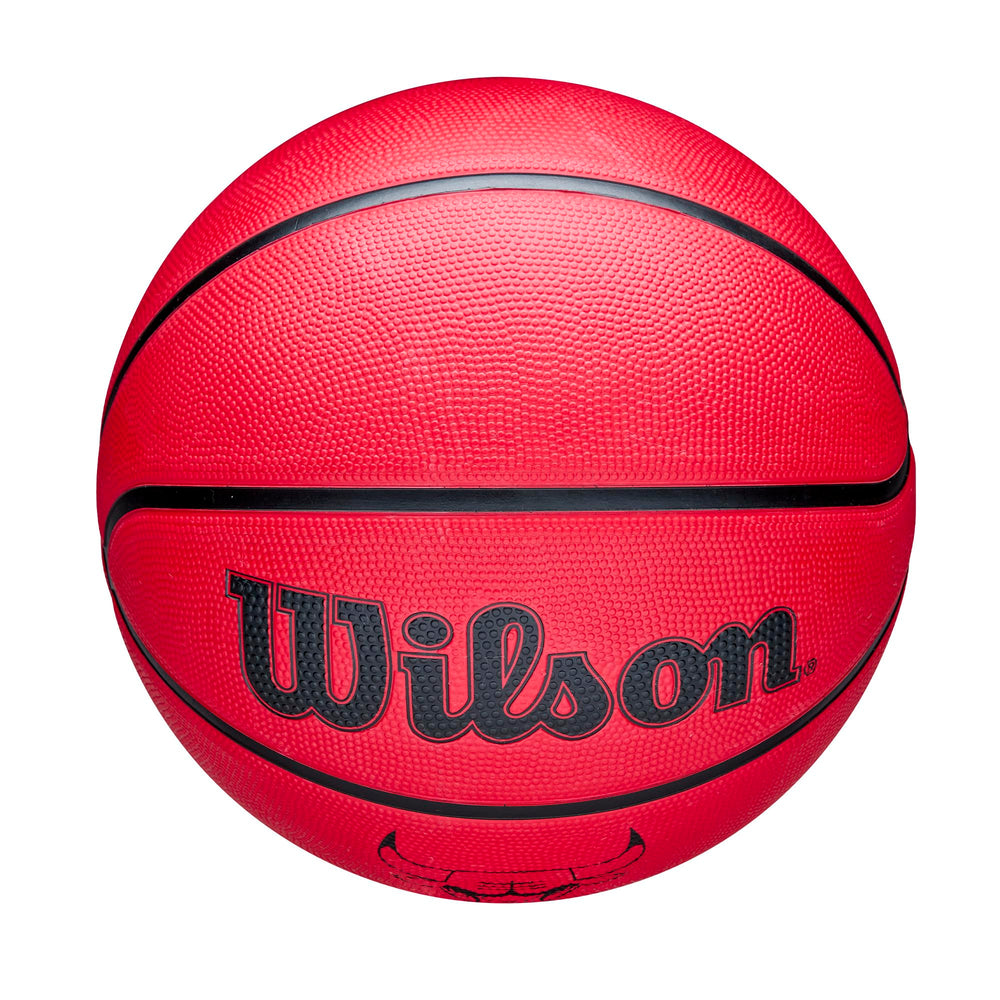 Wilson NBA Team Tribute Solid Chicago Bulls Basketball | Size 7 | Red