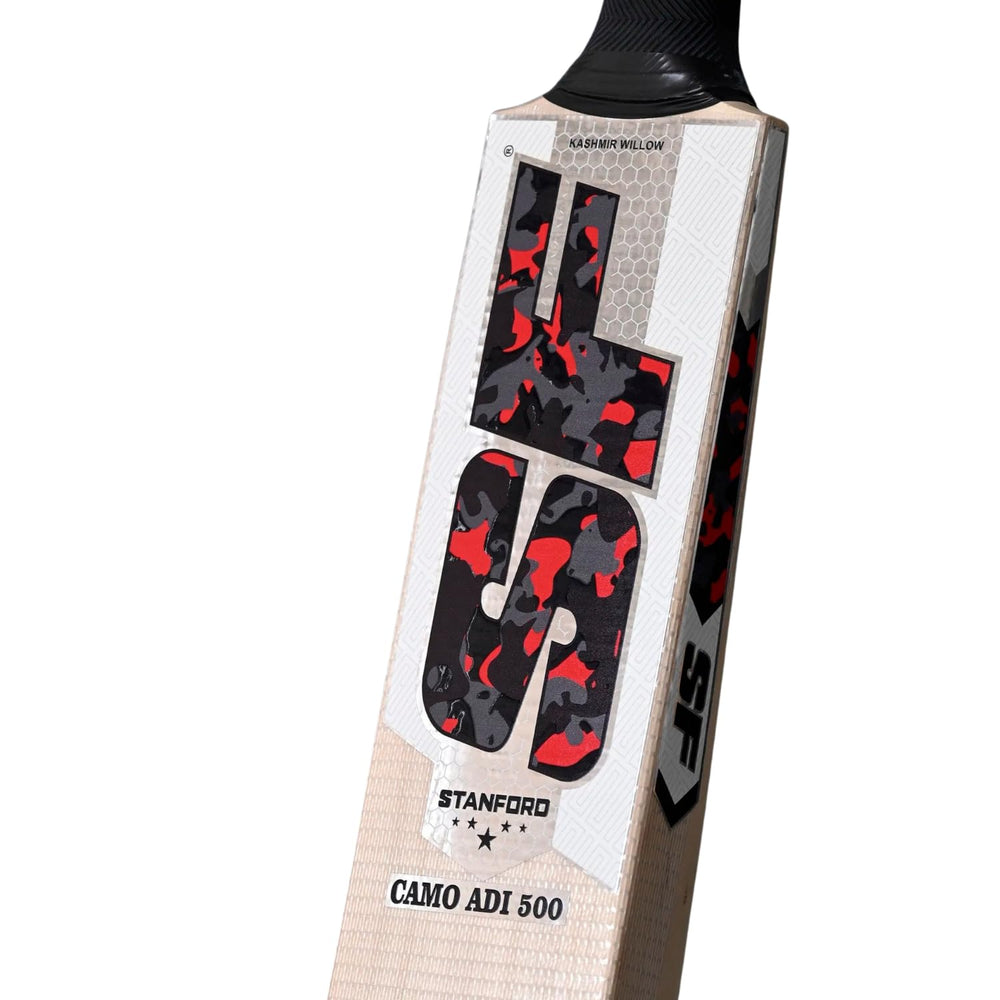 SF CAMO ADI-500 Kashmir Willow Cricket Bat | Short Handle | Camo Graphics