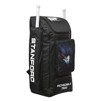 STANFORD SF Incredible 7500 Cricket Duffle Bag Wheelie | Professional Black Cricket Kit Bag