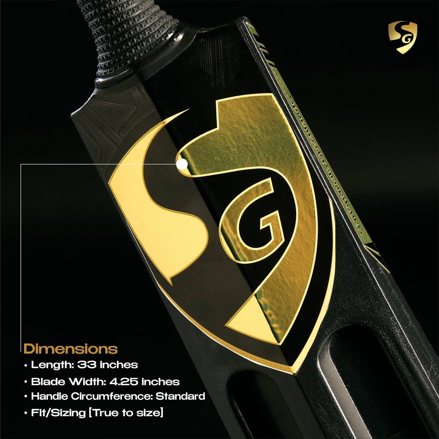 SG Foam Fury Nova Plastic Cricket Bat (Black, SH) | Durable Injection-Molded Plastic Bat | SH