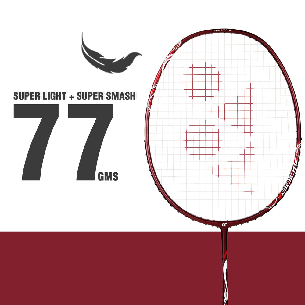 Yonex Astrox Lite 45I UnStrung Badminton Racquet, 5U4 - Kurenai