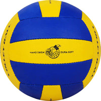 Cosco Striker Volleyball (Size 4, Multicolour) – Hand-Sewn Polyurethane (PU) Synthetic Leather Volleyball with Latex Bladder