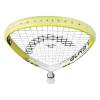HEAD Microgel Graphite Squash Racquet | Head-Heavy Teardrop Power Frame with Microgel Technology (White/Lemon Yellow) - Best Price online Prokicksports.com