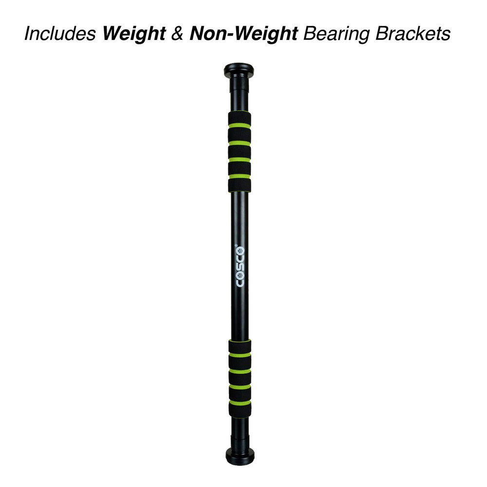 Cosco Wall Mount Tall Door Bar (63–96 cm) – Adjustable Alloy Steel Chin-Up & Pull-Up Bar with Soft Hand Grips