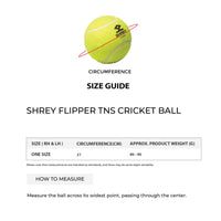 SHREY Flipper TNS Cricket Tennis Ball (Pack of 12, Green)