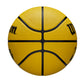 Wilson NBA Team Tribute LA Lakers Solid Basketball (Size 7, Yellow) | Official NBA Outdoor Performance Basketball