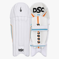 DSC Shoc Cricket Wicket Keeping Legguard – Economical Lightweight Keeping Pads with Low-Density Foam Bolsters & Mesh Instep