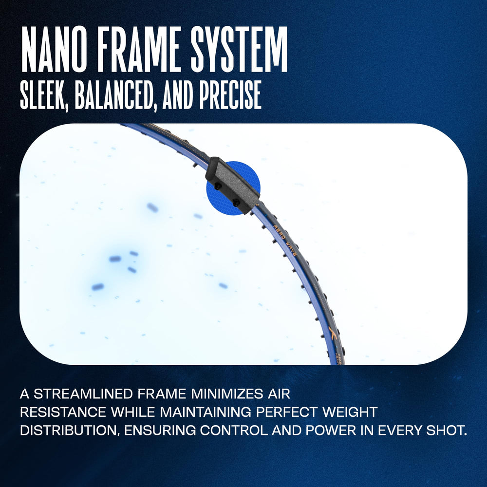 Hundred Predator Pro Strung Badminton Racquet (HBRX-5S073-1) | Aerodynamic Fast-Attacking Racquet with Full Cover