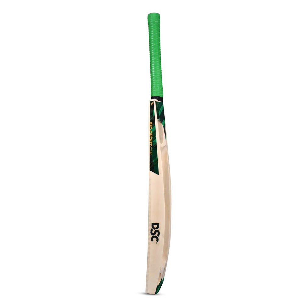 DSC Pentazone Kashmir Willow Tennis Cricket Bat (Short Handle) – Five-Scoop Lightweight Power Bat with Full Cover