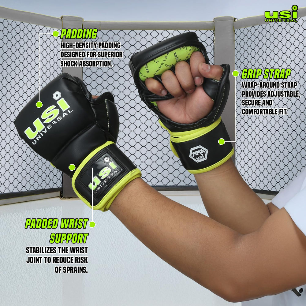 USI Universal 618F Strike Boxing Training MMA Gloves | Shock-Absorbing Handcrafted Foam & Heavy-Duty PU - Best Price online Prokicksports.com