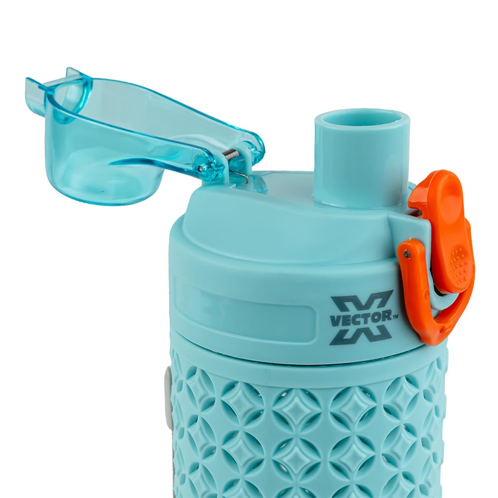 Vector X 650 ml Sports Sipper Water Bottle | BPA-Free Reusable Hydration Bottle