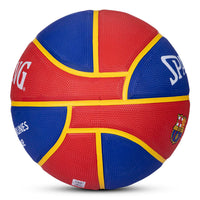 Spalding Euro Barcelona Professional Match Rubber Basketball (Size 7, Red/Blue)