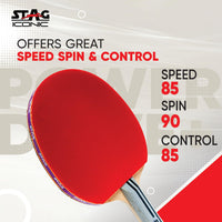 Stag Iconic Power Drive Plus Table Tennis Racquet