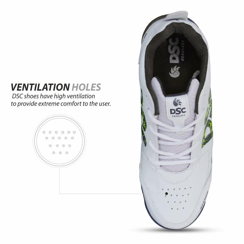DSC Beamer Cricket Shoes (PVC Studs) | Lightweight Synthetic Upper| Ideal for Turf & Hard Pitches - Best Price online Prokicksports.com