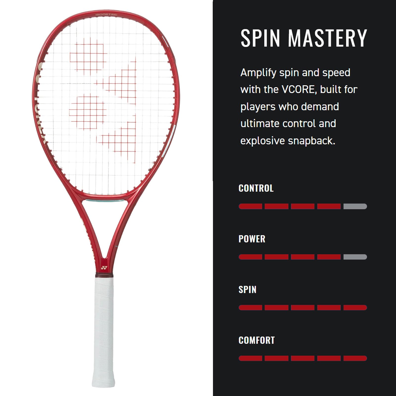YONEX Vcore 100 Unstrung Tennis Racquet - Power, Precision & Control for Competitive Players - Best Price online Prokicksports.com