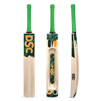 DSC Pentazone Kashmir Willow Tennis Cricket Bat (Short Handle) – Five-Scoop Lightweight Power Bat with Full Cover