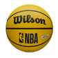 Wilson NBA Team Tribute LA Lakers Solid Basketball (Size 7, Yellow) | Official NBA Outdoor Performance Basketball