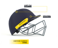 Masuri T Line Steel Cricket Helmet - Navy Blue | Professional Grade Head Protection | Lightweight & Comfortable Design for Players - Best Price online Prokicksports.com