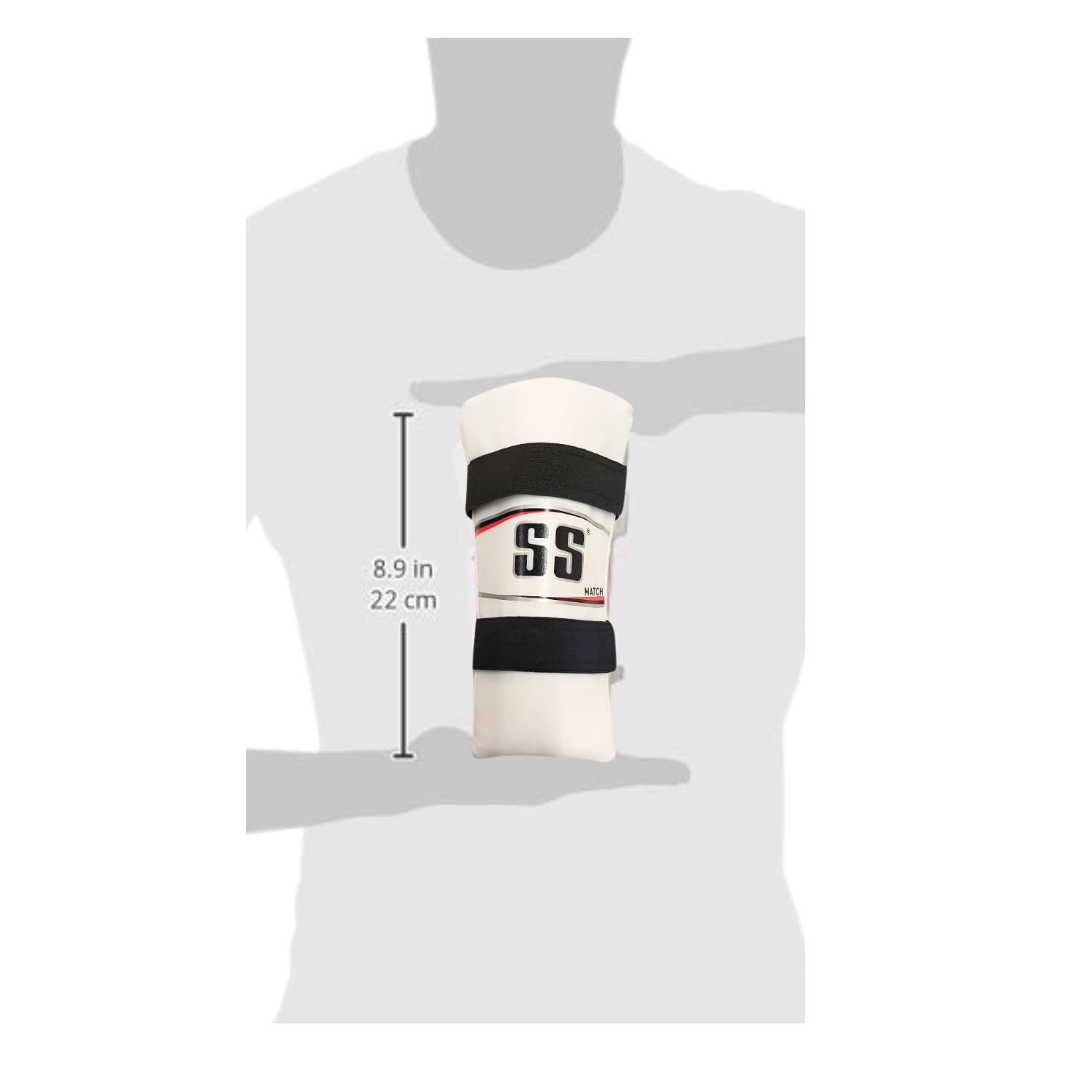 SS Match Cricket Elbow Guard – Lightweight, Flexible Arm Protection Gear for Batting with High-Density Foam Padding and Secure Adjustable Straps - Best Price online Prokicksports.com