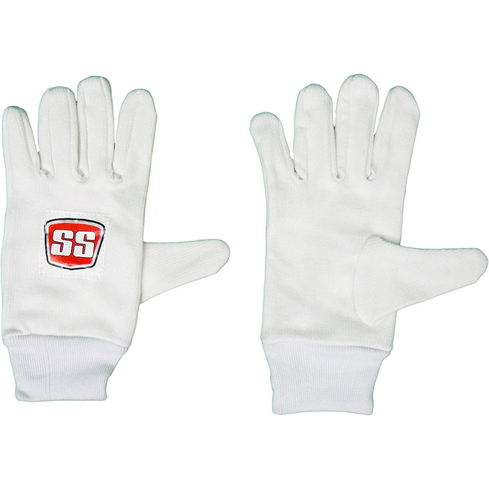 SS Match Cotton Foam Wicket Keeping Inner Gloves – Soft, Breathable Plain Inners for Comfort and Sweat Absorption During Long Matches or Practice