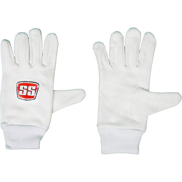 SS Match Cotton Foam Wicket Keeping Inner Gloves – Soft, Breathable Plain Inners for Comfort and Sweat Absorption During Long Matches or Practice