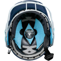 Shrey Match 3.0 Mild Steel Visor Cricket Helmet, Men's (Navy Blue) - Best Price online Prokicksports.com