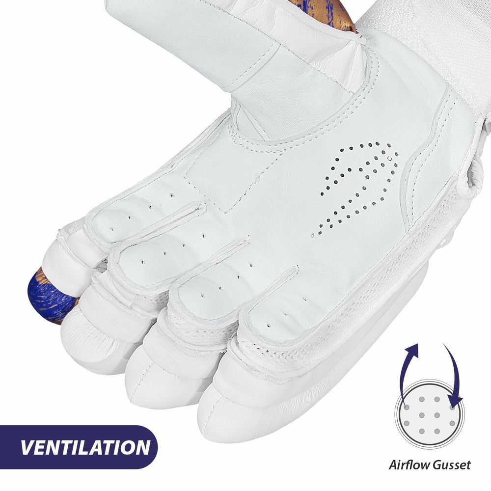 DSC Condor Surge Cricket Batting Gloves&nbsp; Right Hand – Sheep Leather Palm Gloves with Fibre Reinforced Protection&nbsp;
