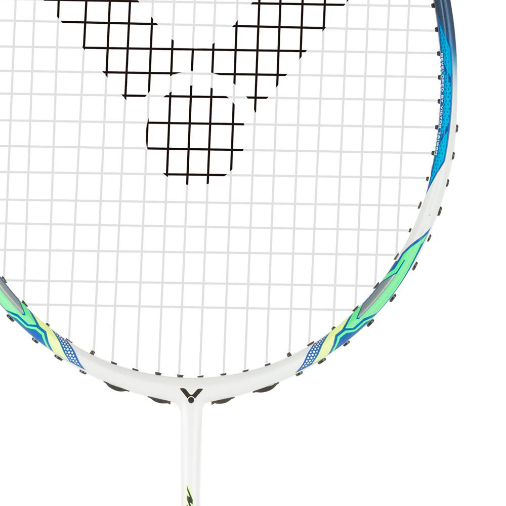 Victor Meteor X 80 Unstrung Badminton Racquet – 4U5 Unstrung Racket in Poseidon Blue for Explosive Power, Precision & Control in Competitive and Tournament Play - Best Price online Prokicksports.com