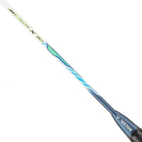 Victor Meteor X 80 Unstrung Badminton Racquet – 4U5 Unstrung Racket in Poseidon Blue for Explosive Power, Precision & Control in Competitive and Tournament Play - Best Price online Prokicksports.com